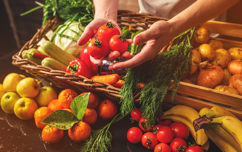 2 unidades do hortifruti