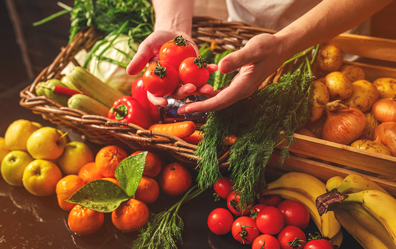 2 unidades do hortifruti